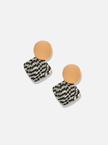 Contemporary Drop Earrings