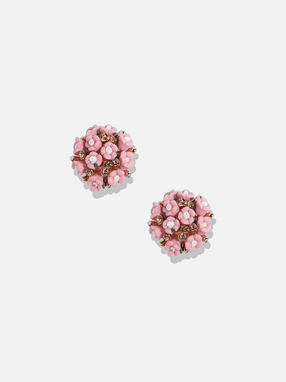 Gold-Plated Contemporary Studs Earrings