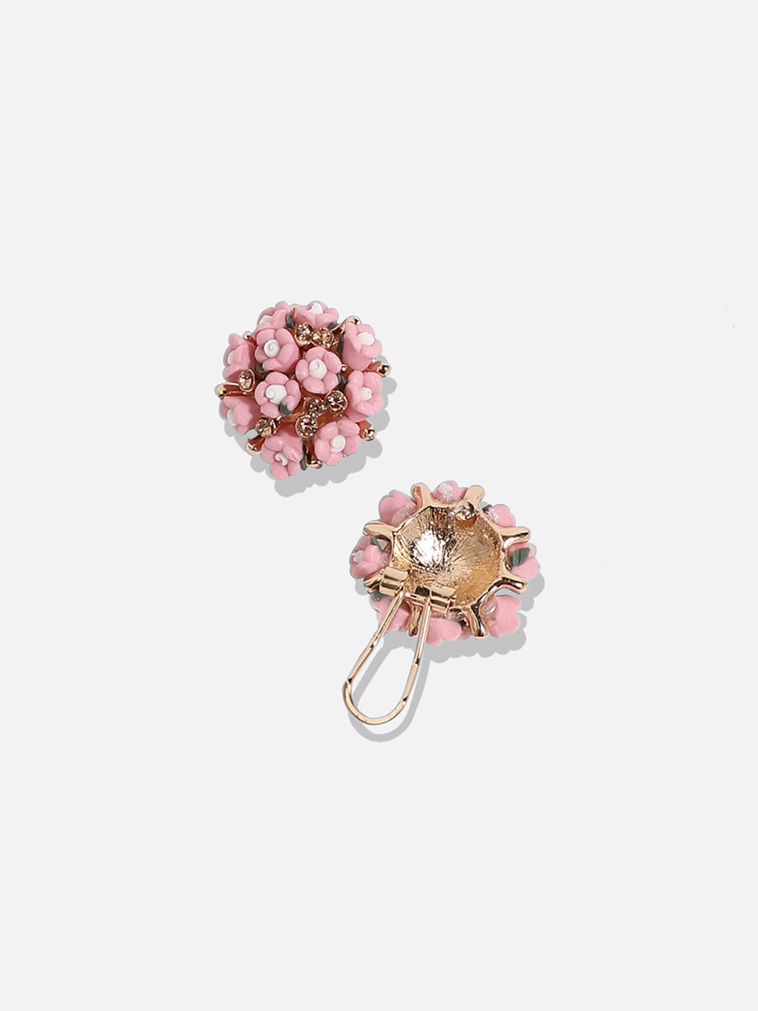 Gold-Plated Contemporary Studs Earrings