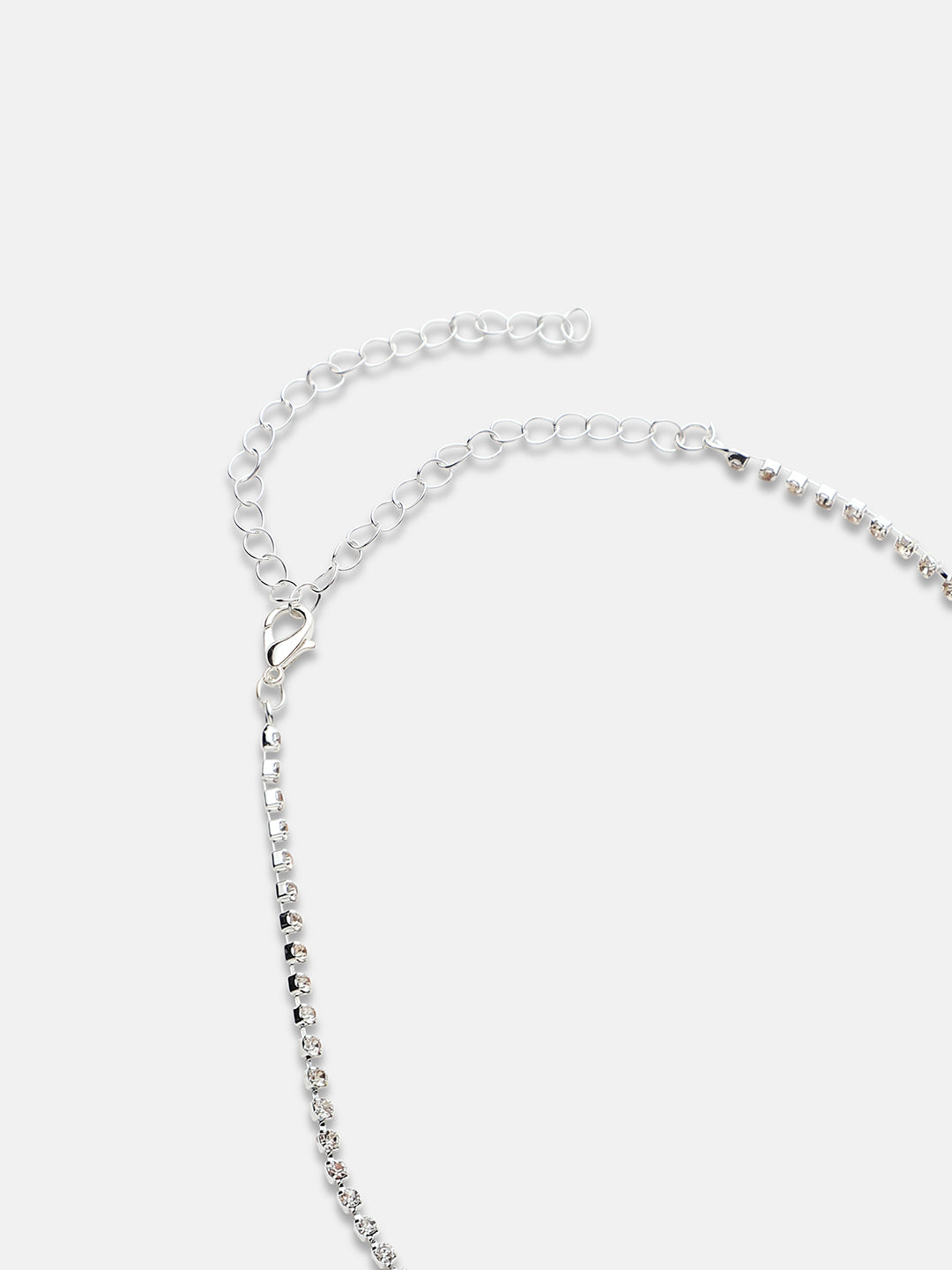 Silver-Plated Necklace and Earrings