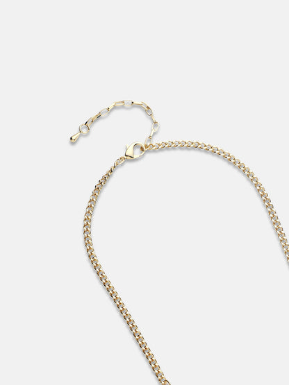 Gold-Plated Necklace and Earrings
