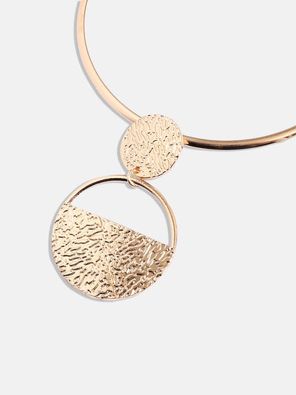 Gold-Plated Circular Jewellery Set