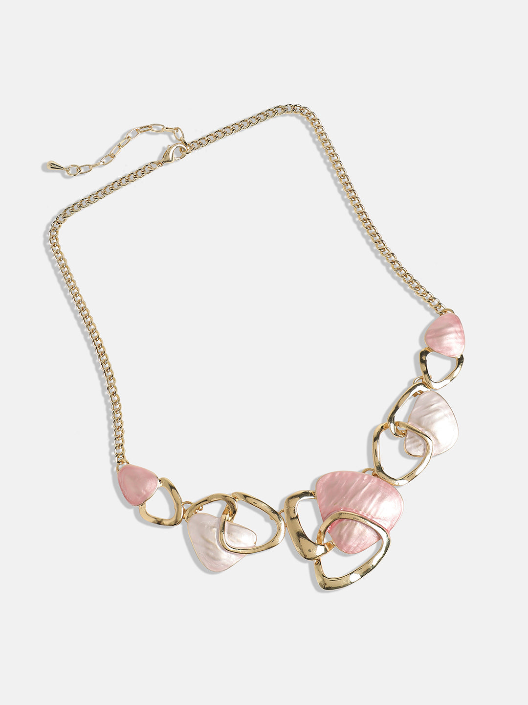 Gold-Plated Abstract Jewellery Set