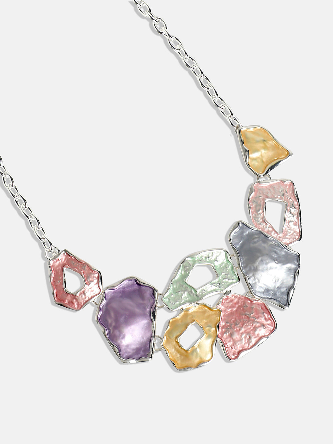 Silver-Plated Textured Jewellery Set