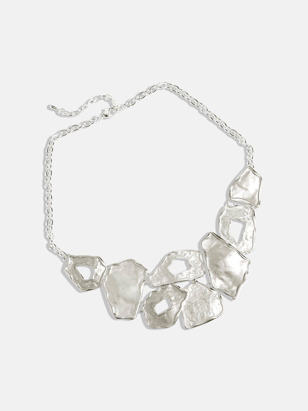 Silver-Plated Textured Jewellery Set