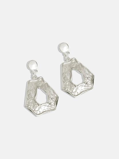 Silver-Plated Textured Jewellery Set