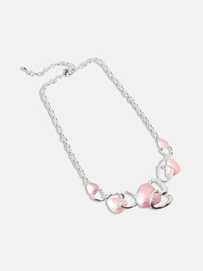 Silver-Plated Abstract Jewellery Set