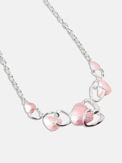 Silver-Plated Abstract Jewellery Set