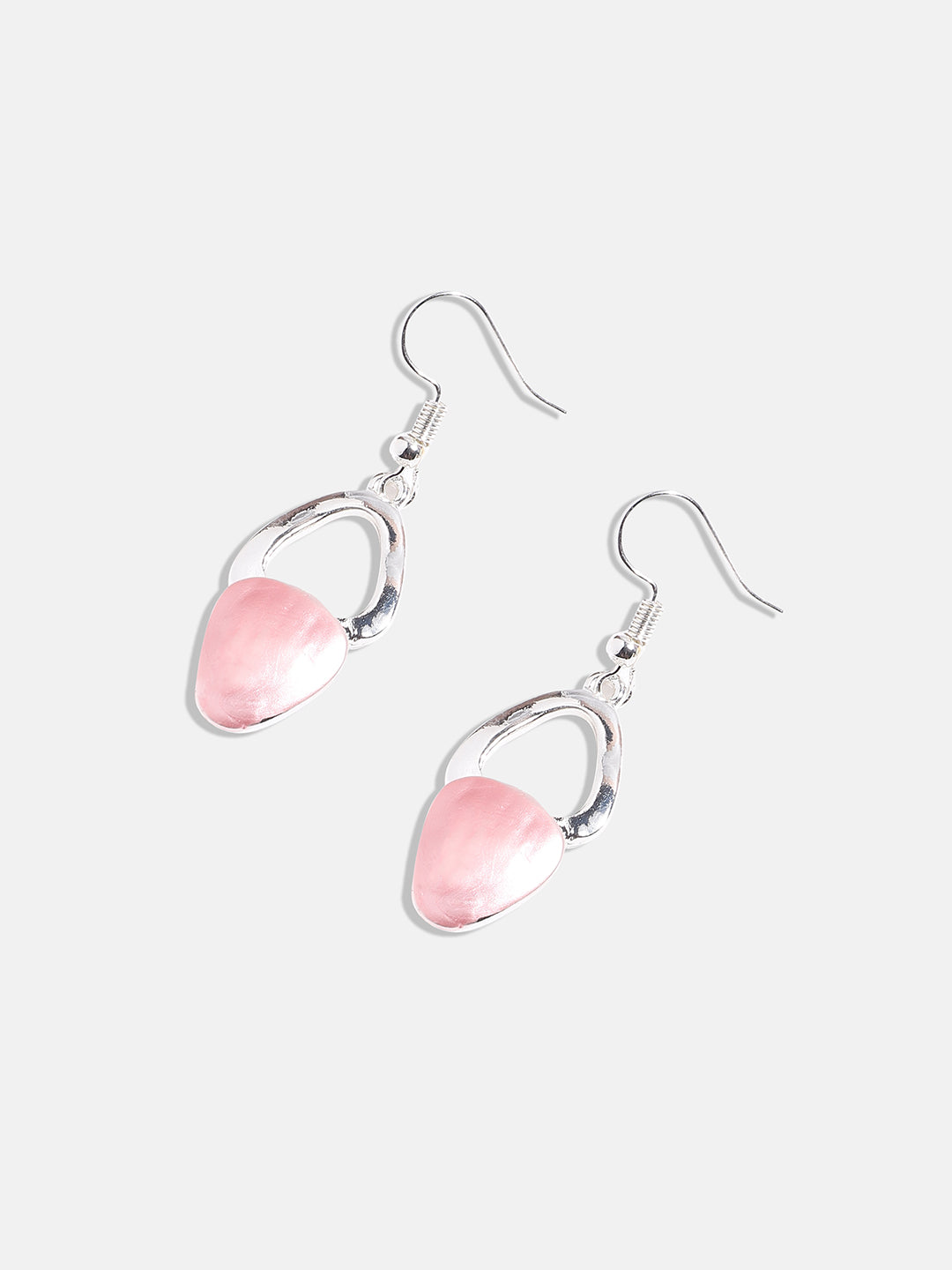 Silver-Plated Abstract Jewellery Set