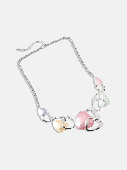 Silver-Plated Abstract Jewellery Set