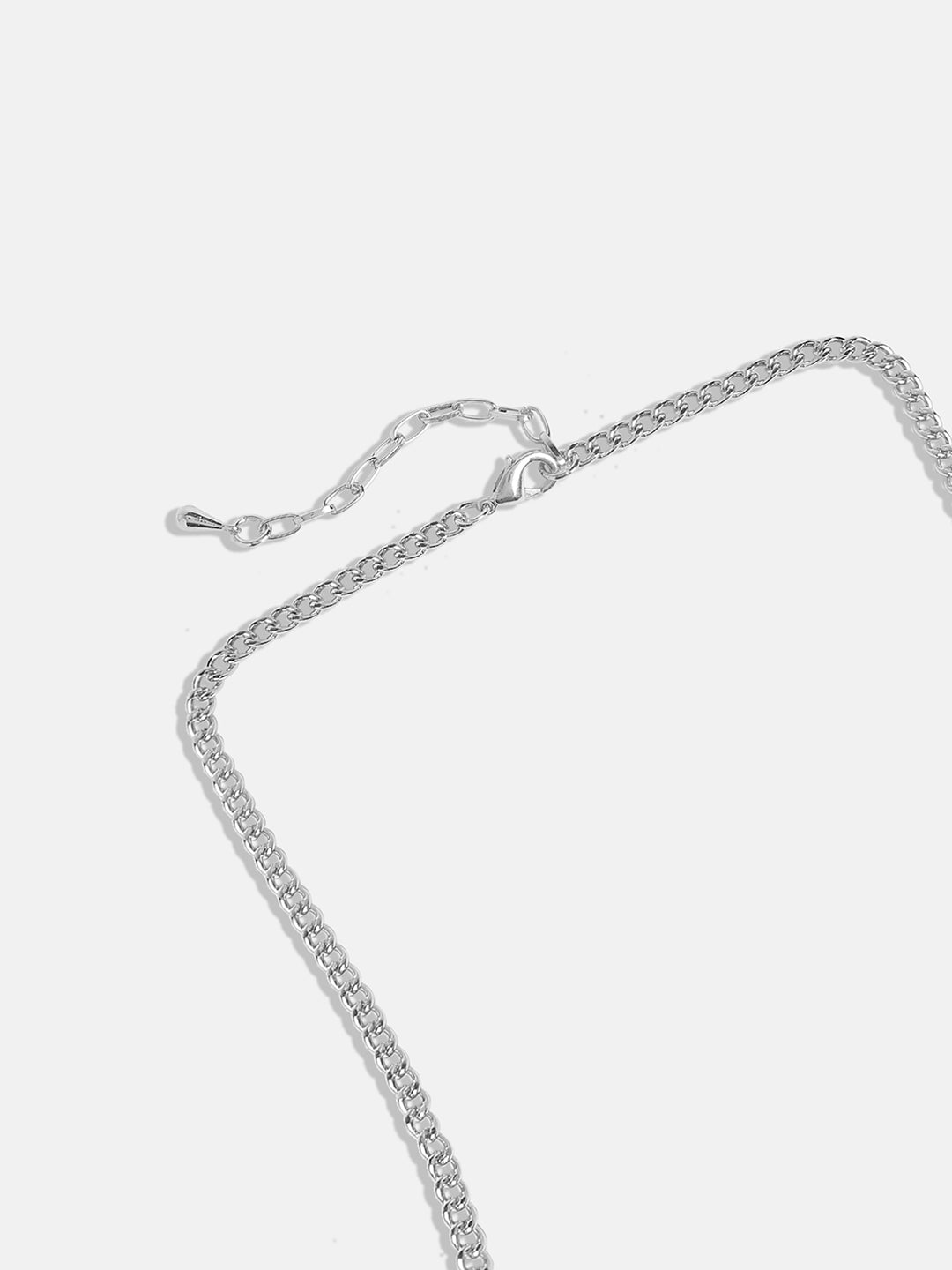 Silver-Plated Abstract Jewellery Set