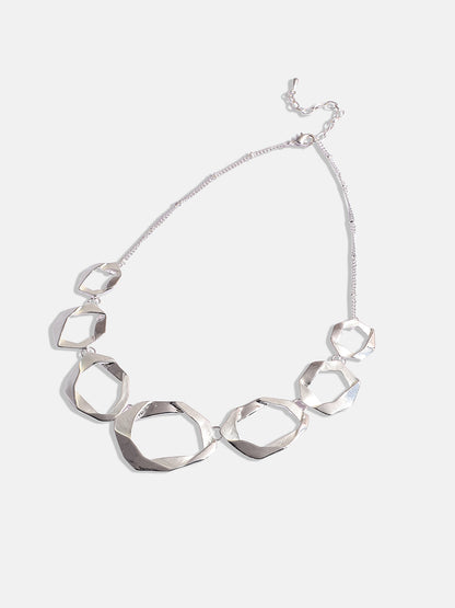 Silver-Plated Twisted Jewellery Set