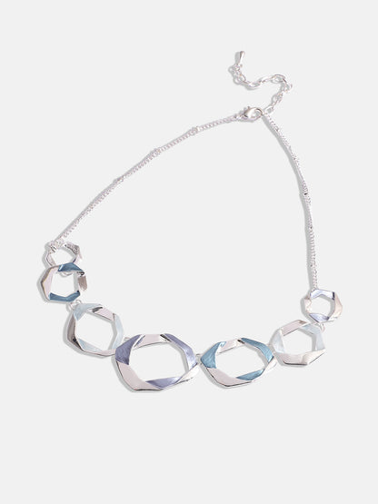 Silver-Plated Twisted Jewellery Set