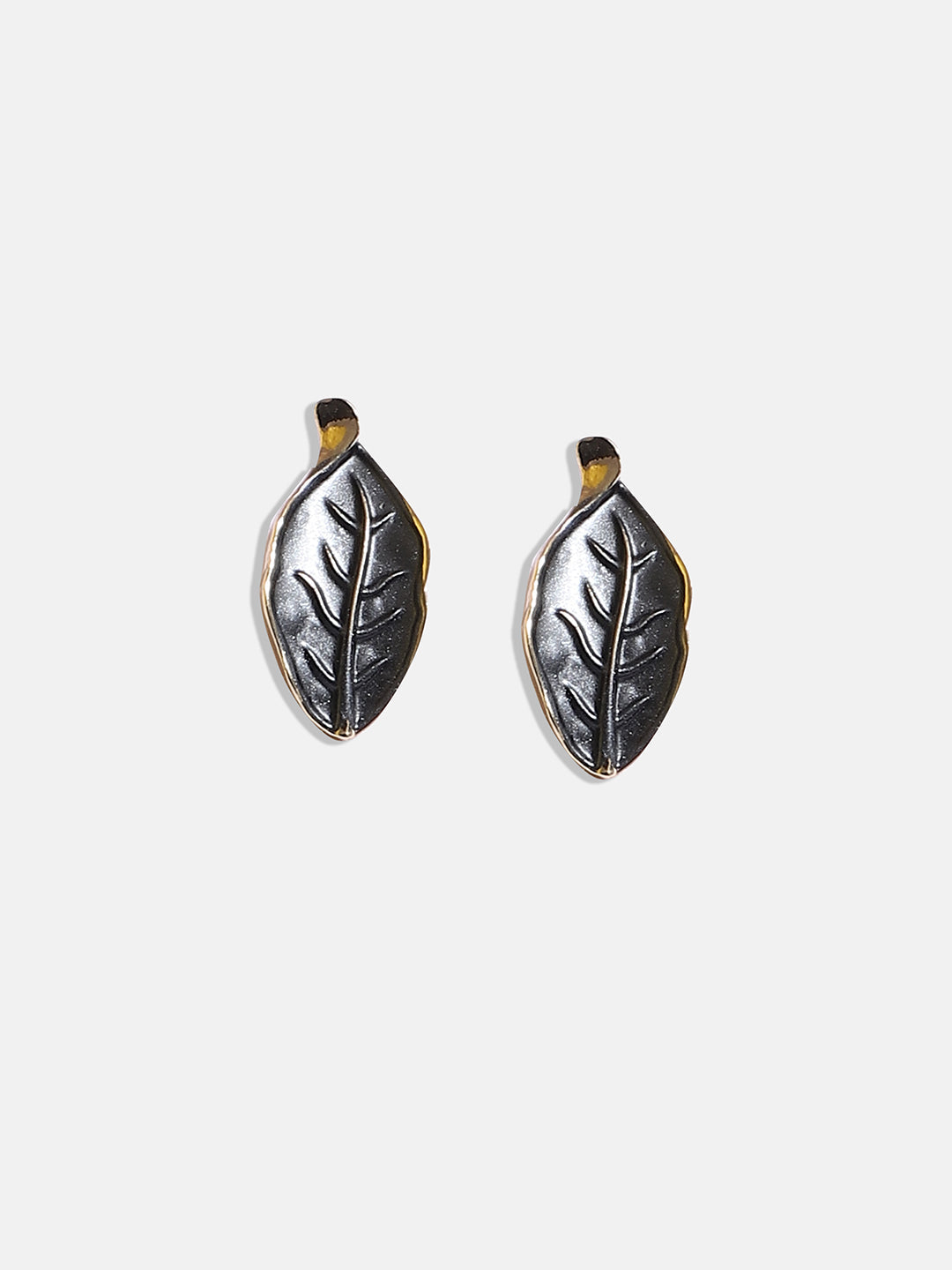 Gold-Plated Leaf Jewellery Set