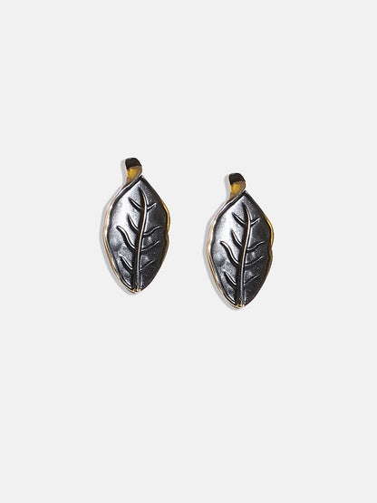Gold-Plated Leaf Jewellery Set