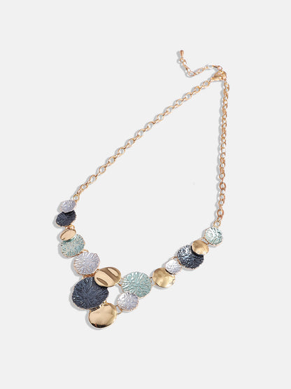 Gold-Plated Dented Jewellery Set