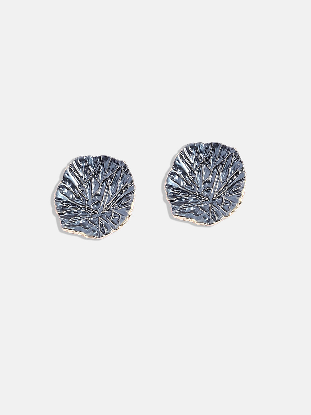 Gold-Plated Dented Jewellery Set