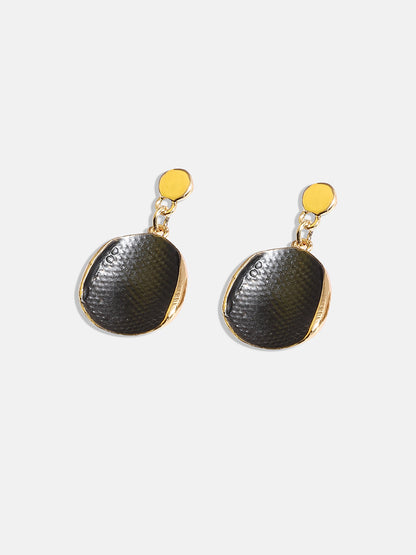 Gold-Plated Textured Abstract Jewellery Set