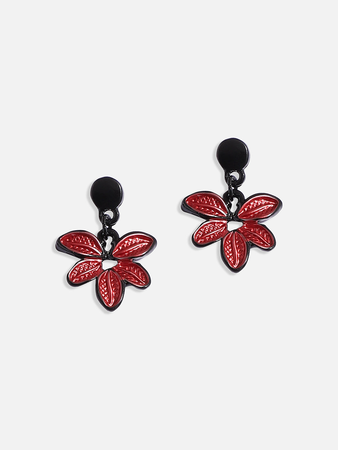 Foliage Necklace Earrings Jewellery Set