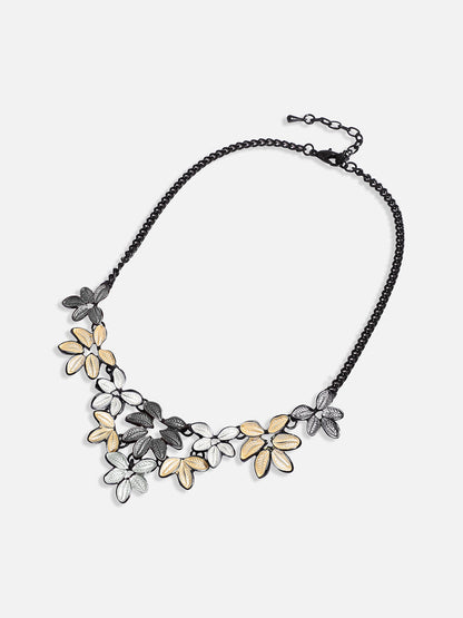 Foliage Necklace Earrings Jewellery Set