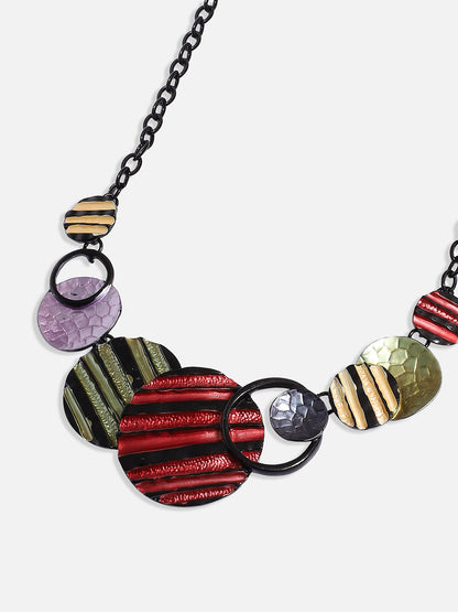 Textured Circular Jewellery Set