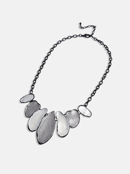 Silver-Plated Abstract Jewellery Set