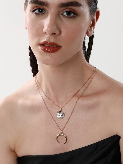 The Cosmo Multi-Layer Necklace - California Gold-SOHINC6058