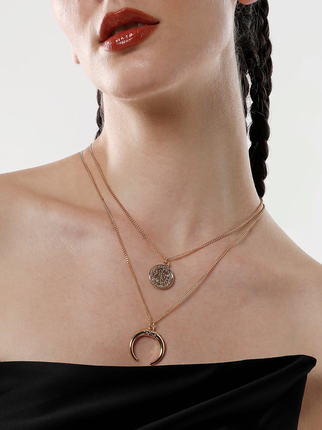 The Cosmo Multi-Layer Necklace - California Gold-SOHINC6058