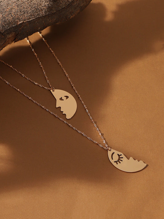 The Lovers Multi-Layer Necklace - California Gold-SOHINC6060