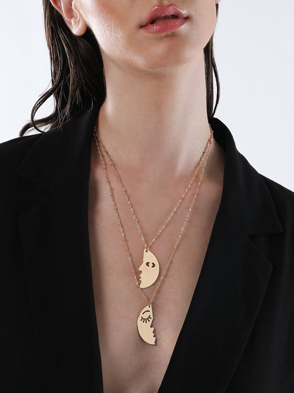 The Lovers Multi-Layer Necklace - California Gold-SOHINC6060
