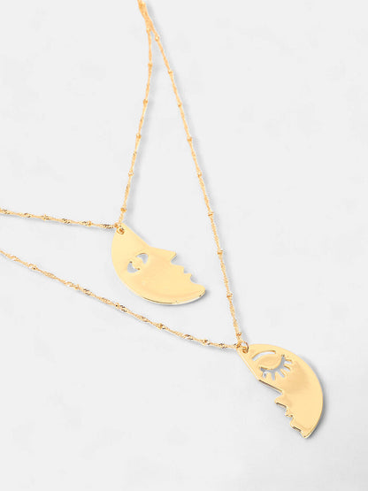 The Lovers Multi-Layer Necklace - California Gold-SOHINC6060