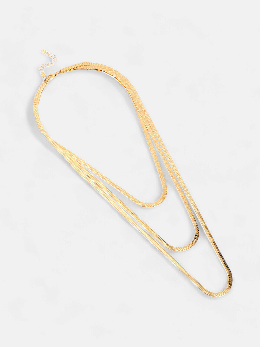 The Snakechain Multi-Layer Necklace - California Gold-SOHINC6061