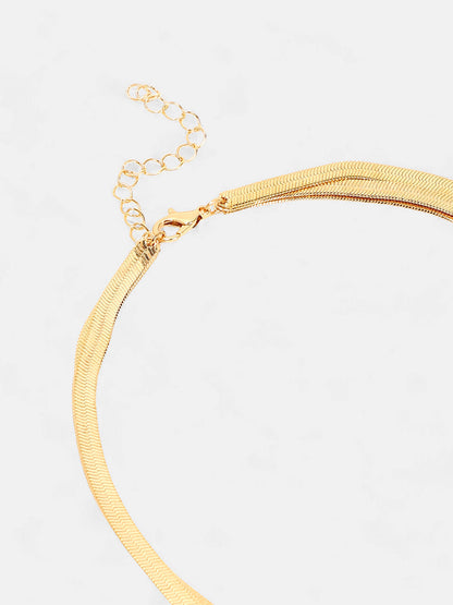 The Snakechain Multi-Layer Necklace - California Gold-SOHINC6061