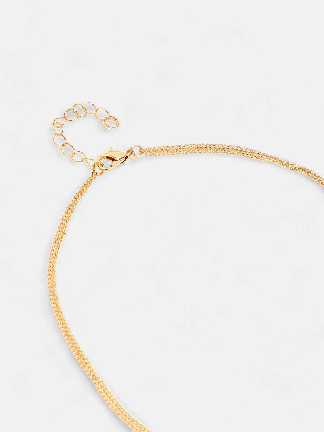 The Hanging Chain Bar Lariat Necklace - California Gold-SOHINC6069