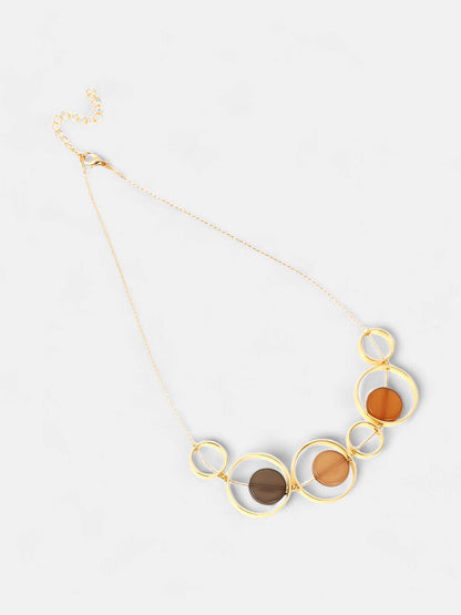 The Orb Collar Necklace - California Gold-SOHINC6077