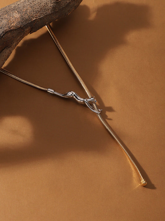The Jaguar Lariat Necklace - California Gold-SOHINC6081