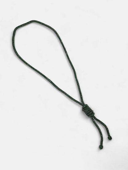 The Jingle Sautoir Necklace - Emerald Green-SOHINC6086