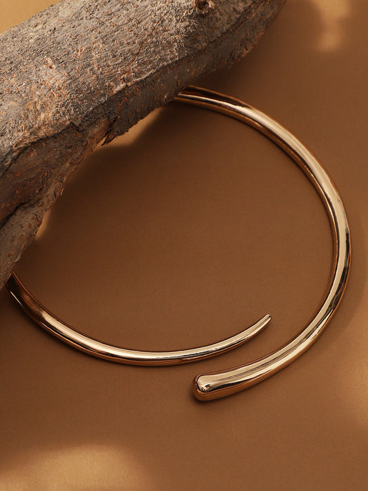 The Stroke Torque Necklace - California Gold-SOHINC6090