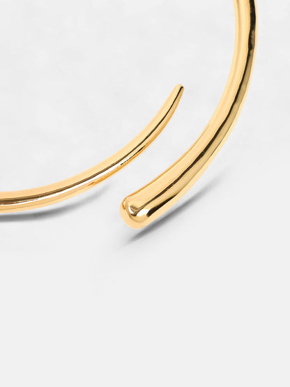 The Stroke Torque Necklace - California Gold-SOHINC6090