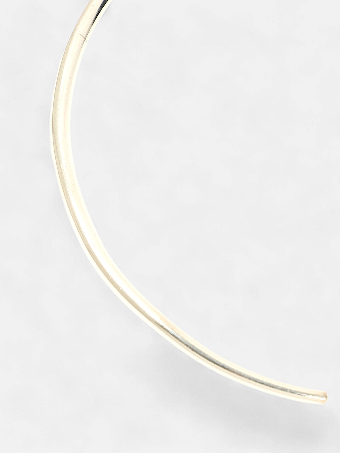 The Shackle Torque Necklace - Metallic Silver-SOHINC6091