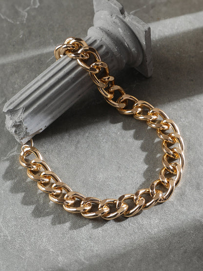The Medium Chunky Link Chain Necklace - California Gold-SOHINC6202