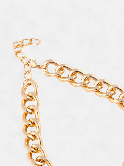 The Medium Chunky Link Chain Necklace - California Gold-SOHINC6202