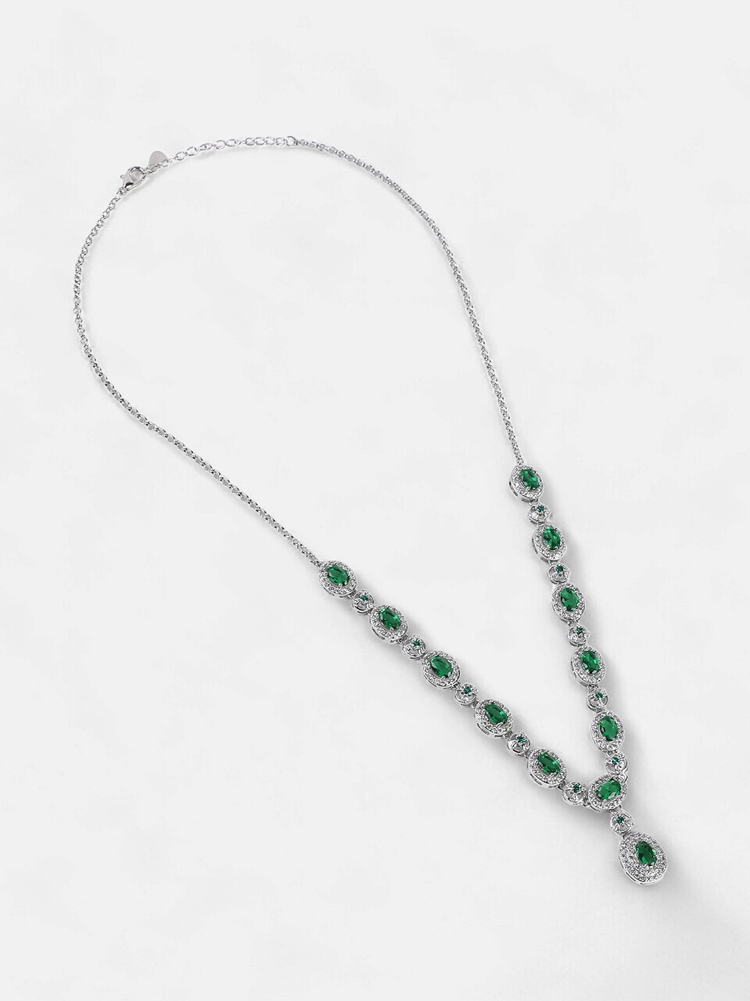 The Monaco Collar Necklace - Emerald Green-SOHINC6208