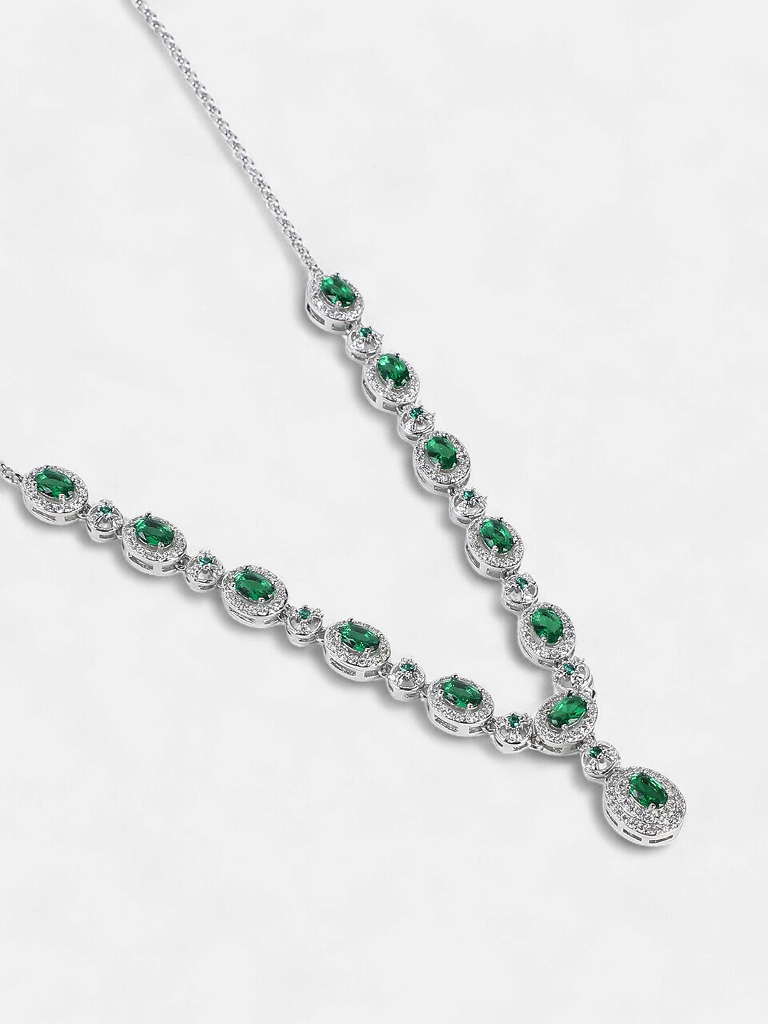 The Monaco Collar Necklace - Emerald Green-SOHINC6208