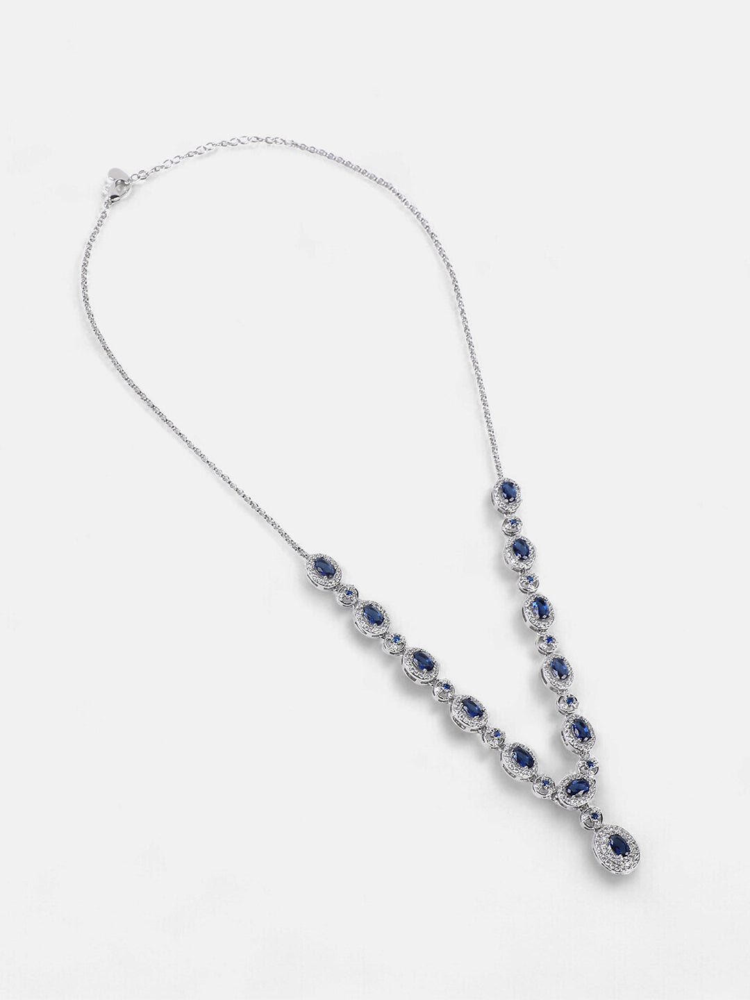 The Monaco Collar Necklace - Sapphire Blue-SOHINC6210