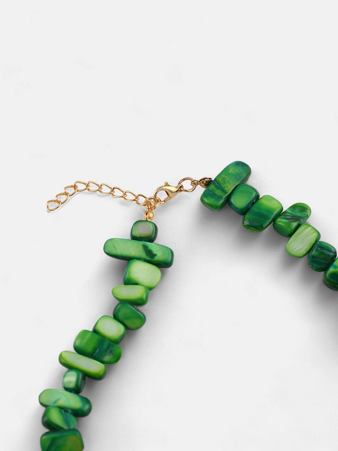 The Belize Collar Necklace - Kelly Green-SOHINC6222