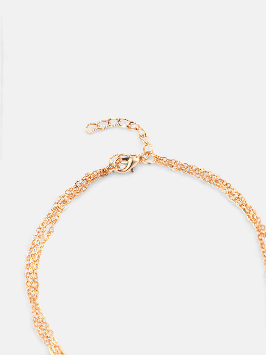The Nature's Luna Multi-Layer Necklace - Antique Gold-SOHINC6224
