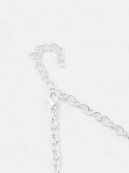 The Daisy Collar Necklace - Champayne Gold:Metallic Silver-SOHINC6231