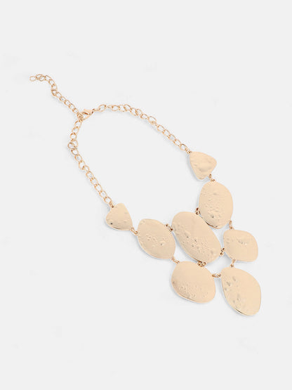 The Marcia Statement Necklace - Ash Grey-SOHINC6243