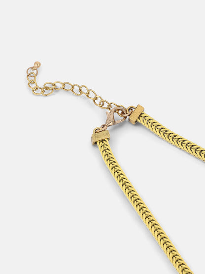 The Bacca Princess Necklace - Pearl White-SOHINC6244